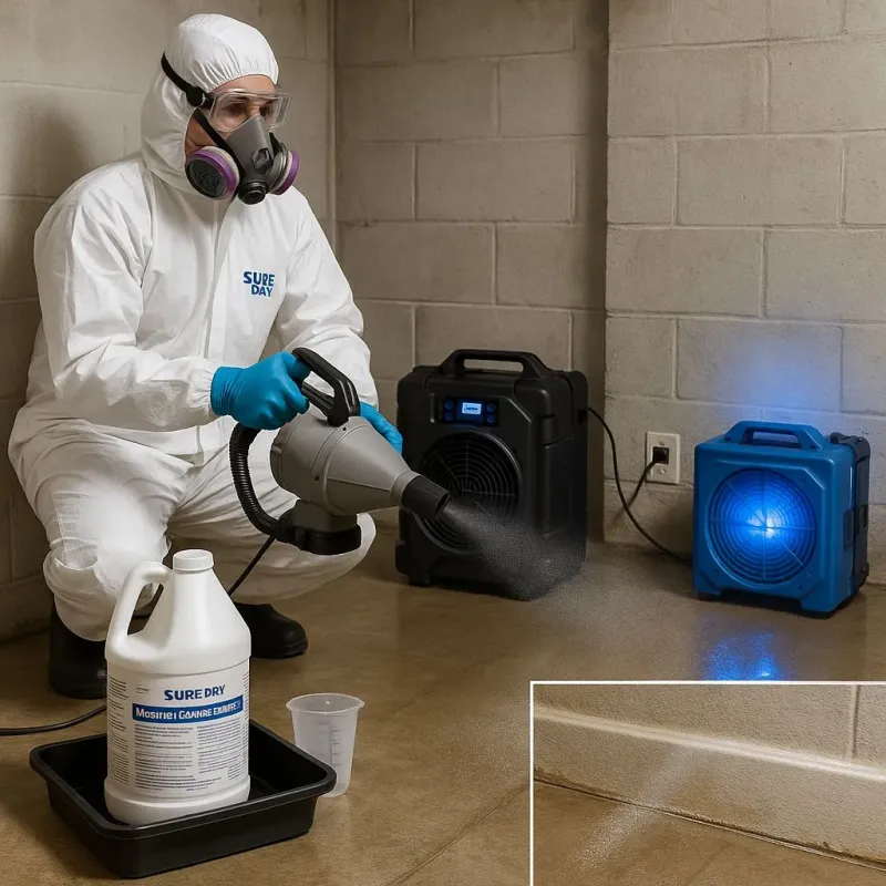 Sanitization and Odor Removal process in Caldwell, OH
